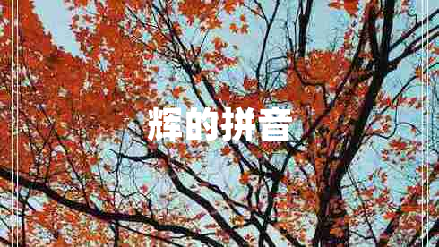 輝的拼音 輝的拼音