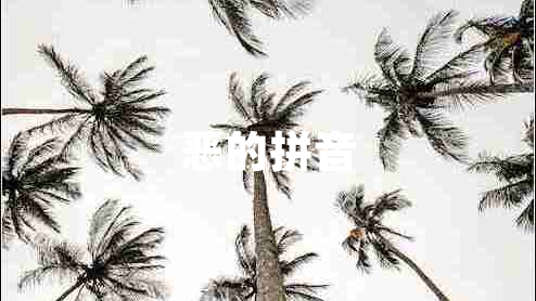 惡的拼音 惡的拼音