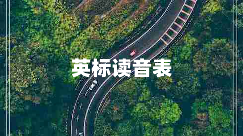 英標(biāo)讀音表