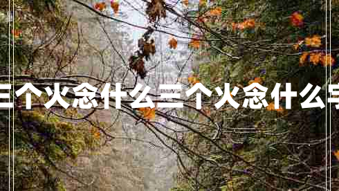 三個(gè)火念什么三個(gè)火念什么字