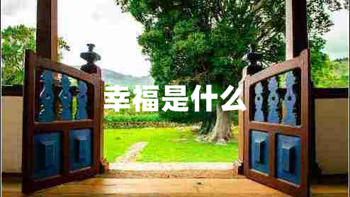 幸福是什么