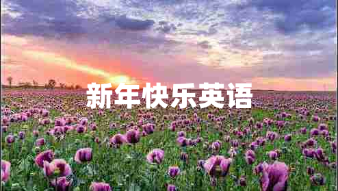 新年快樂英語 新年快樂英語