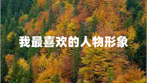我最喜歡的人物形象 我最喜歡的人物形象
