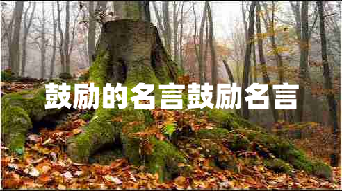 鼓勵(lì)的名言鼓勵(lì)名言