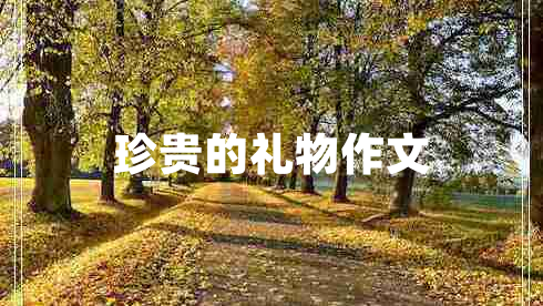 珍貴的禮物作文 珍貴的禮物作文