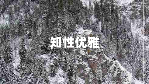 知性?xún)?yōu)雅