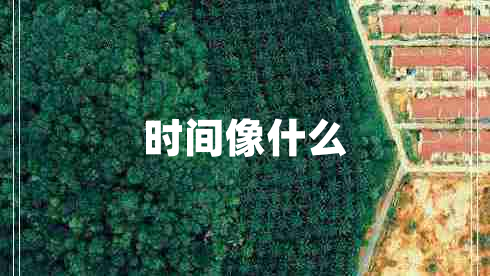 時(shí)間像什么