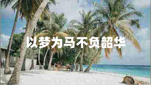 以夢(mèng)為馬不負(fù)韶華 以夢(mèng)為馬不負(fù)韶華