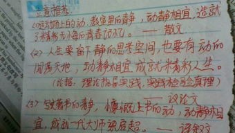 校園靜動(dòng)的作文