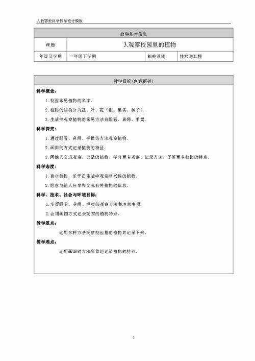 觀察校園作文課教學(xué)設(shè)計(jì)