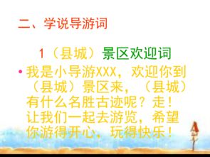 我是,作文,課件,導游