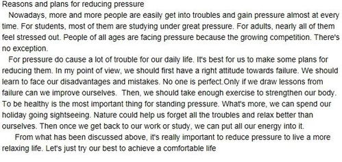 英語作文校園小編輯回信