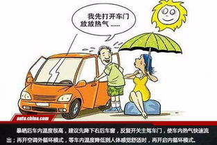 注意事項(xiàng),開車,夏天