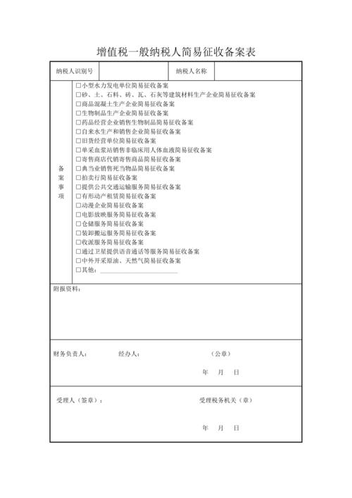 簡(jiǎn)易征收還需要在主管稅務(wù)局備案嗎？