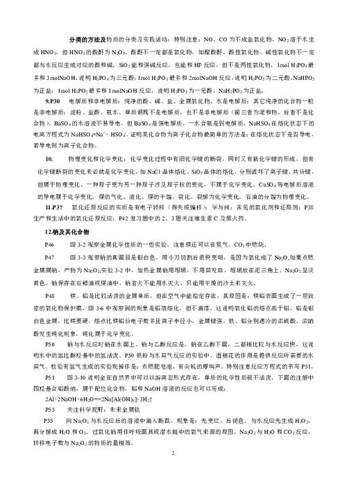 化學(xué)教學(xué)基礎(chǔ)知識