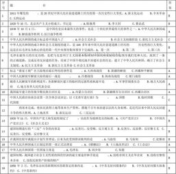 黨的基礎知識和基本理論測試題