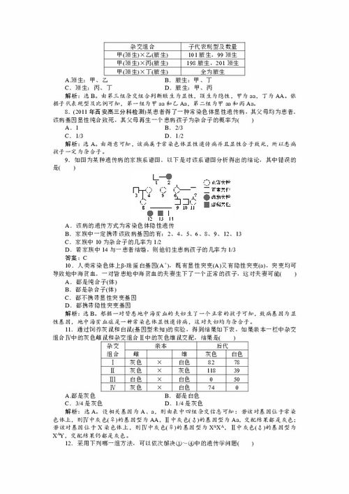 高中生物必修二基礎(chǔ)知識判斷題