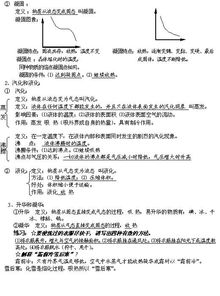 知識點(diǎn),物理,基礎(chǔ),初二下