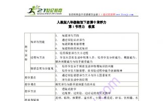 浮力的基礎(chǔ)知識(shí)點(diǎn)教案